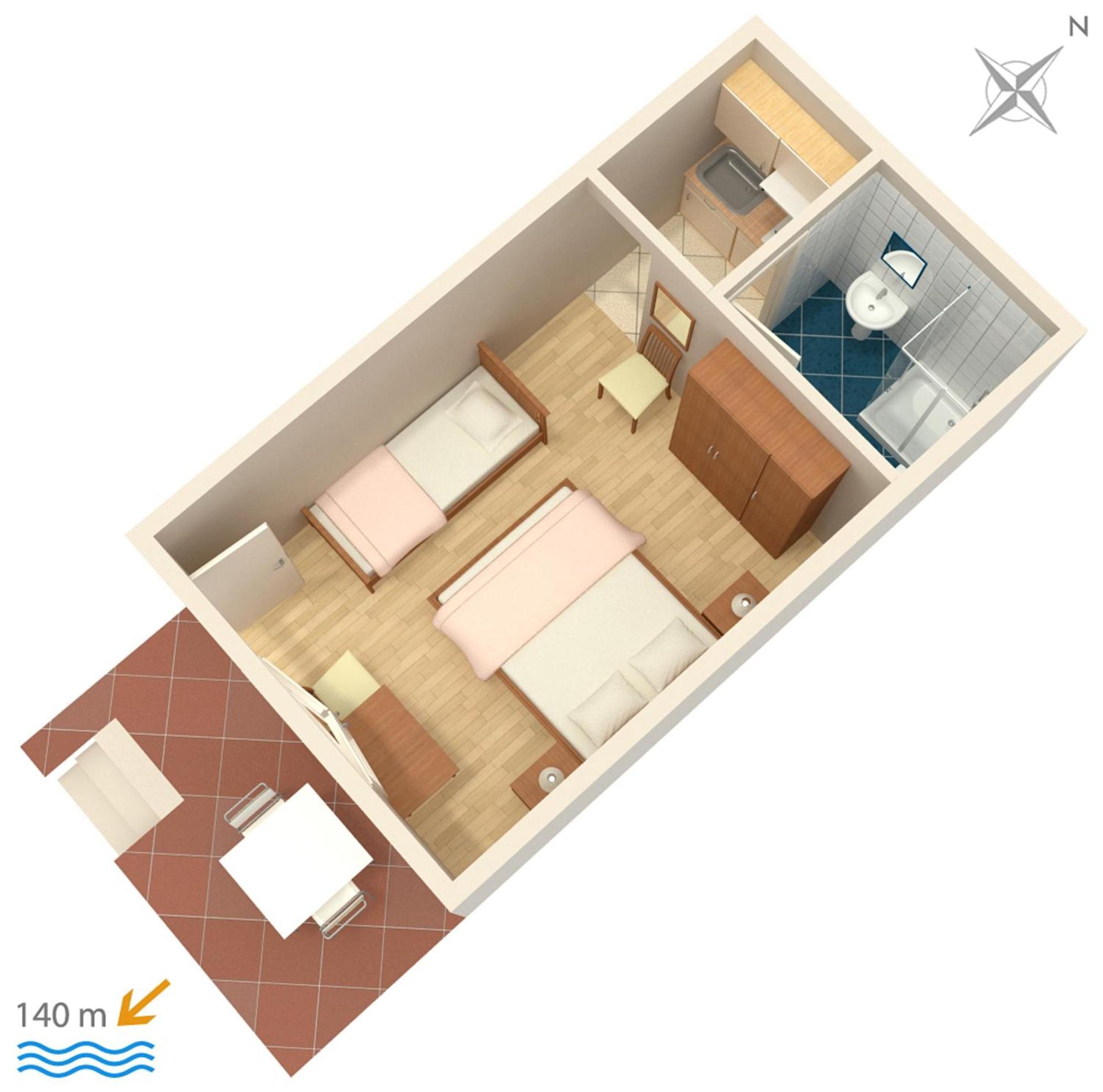 Apartments And Rooms By The Sea Brela, Makarska - 2752 Exterior foto